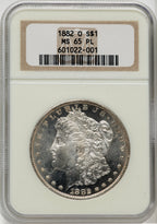1882-O $1 PL Morgan Dollar NGC MS65