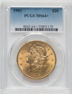 1903 $20 Liberty Double Eagle PCGS MS64+