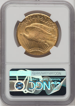 1927 $20 Saint-Gaudens Double Eagle NGC MS65+