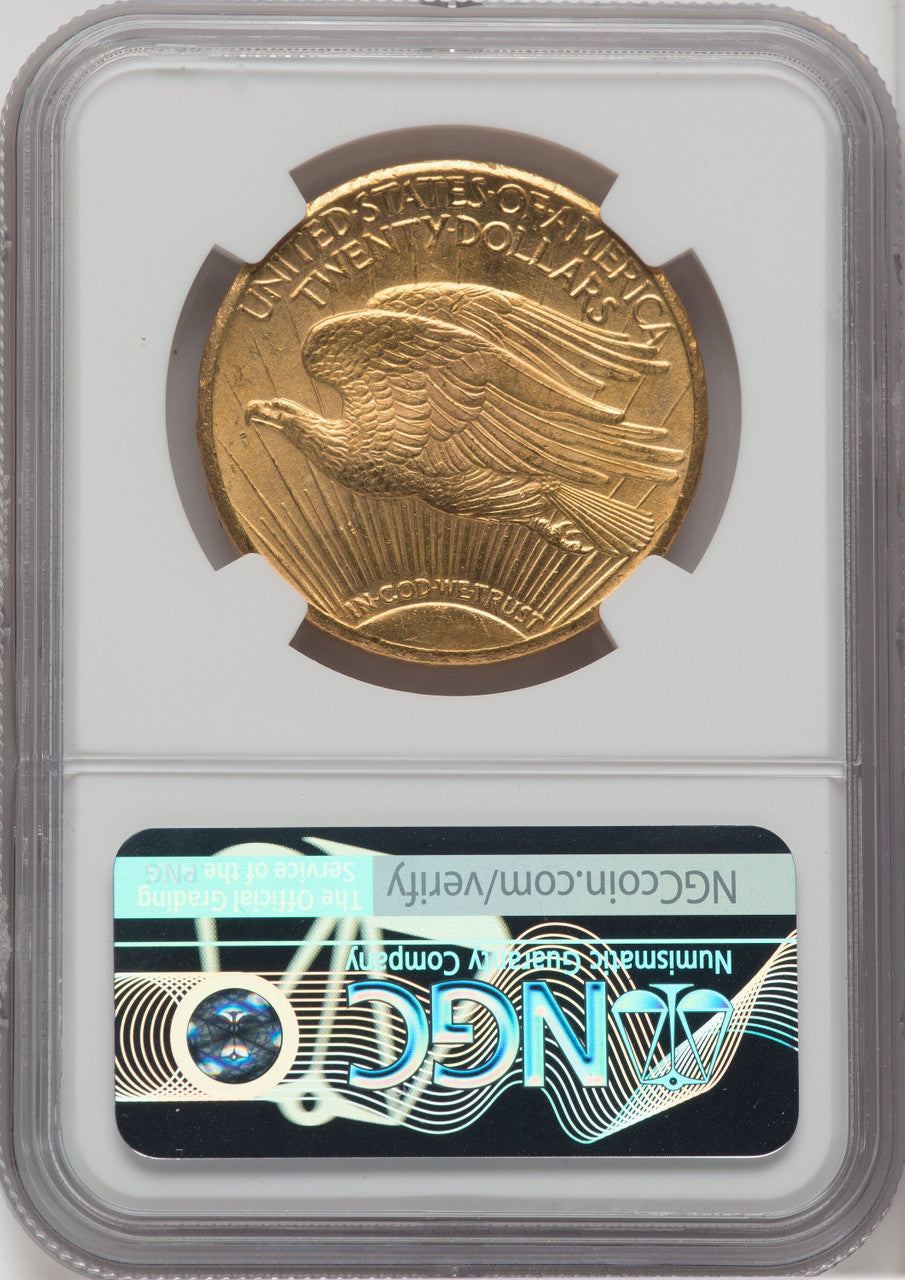 1927 $20 Saint-Gaudens Double Eagle NGC MS65+