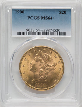 1900 $20 Liberty Double Eagle PCGS MS64+