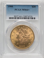 1900 $20 Liberty Double Eagle PCGS MS64+