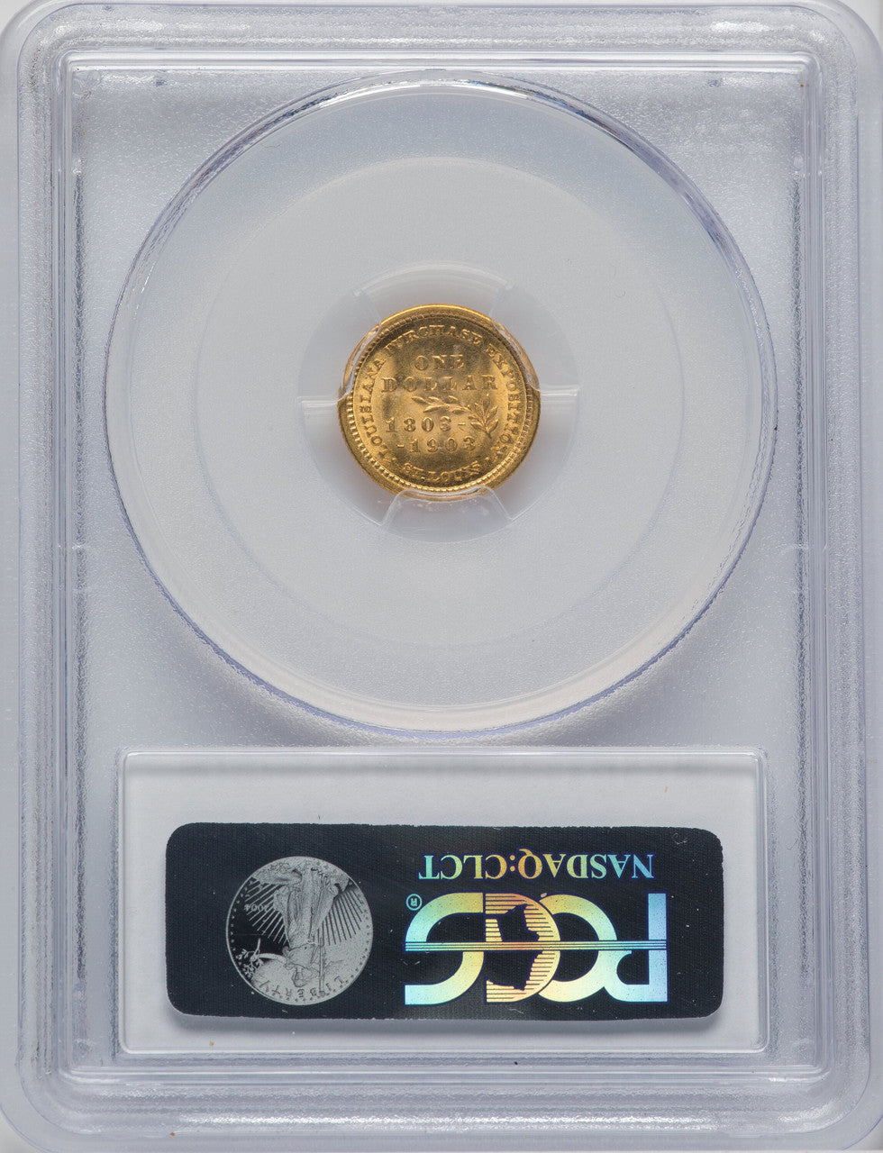 1903 G$1 JEFF Commemorative Gold PCGS MS66