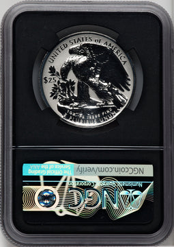 2019-W $25 Palladium Reverse Proof First Strike NGC PF70 Weinman