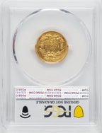 1867 $3 Genuine Three Dollar Gold Pieces Genuine PCGS AU50