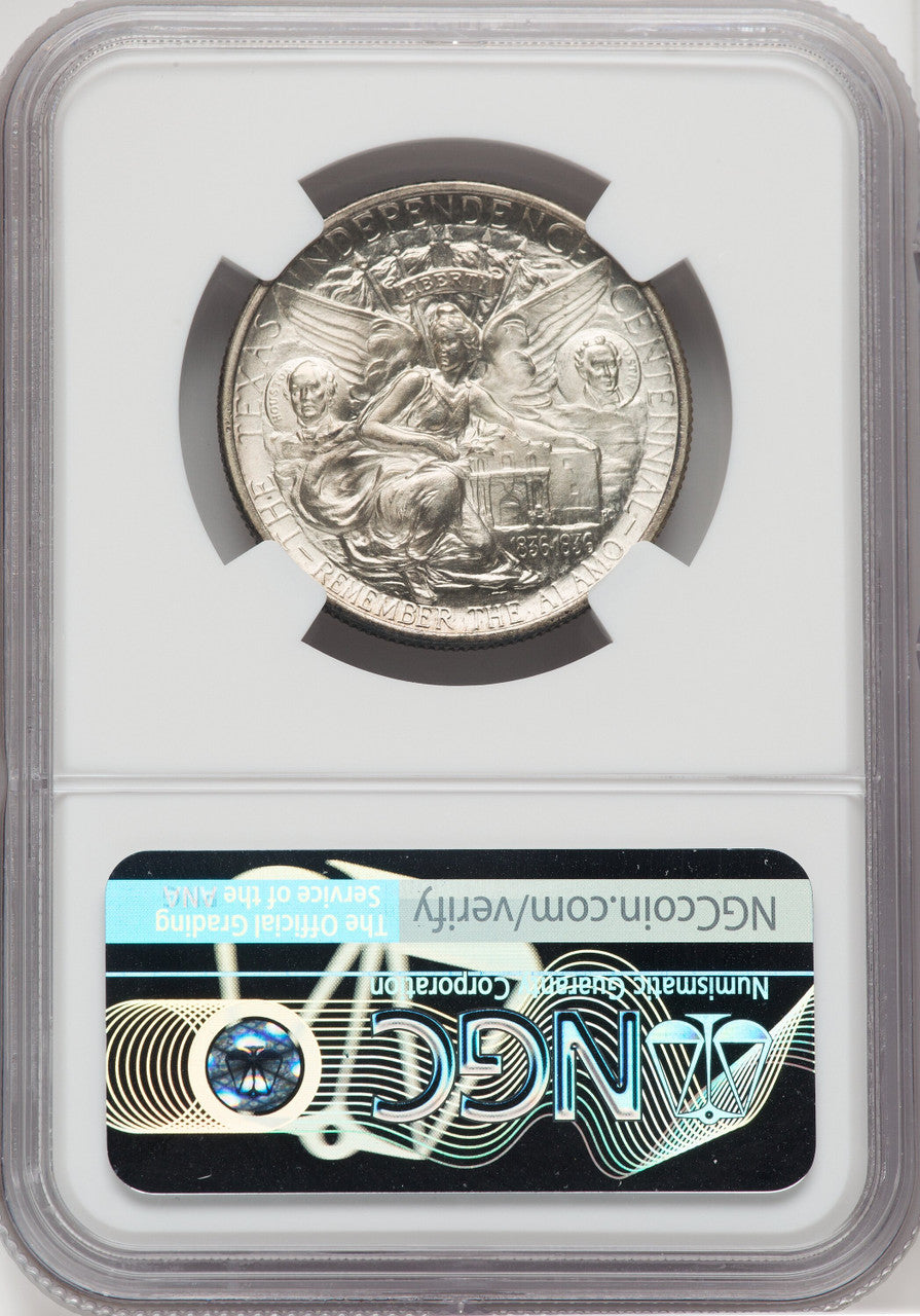 1937 50C Texas Commemorative Silver NGC MS67