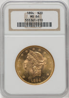 1894 $20 Liberty Double Eagle NGC MS64 (504669001)