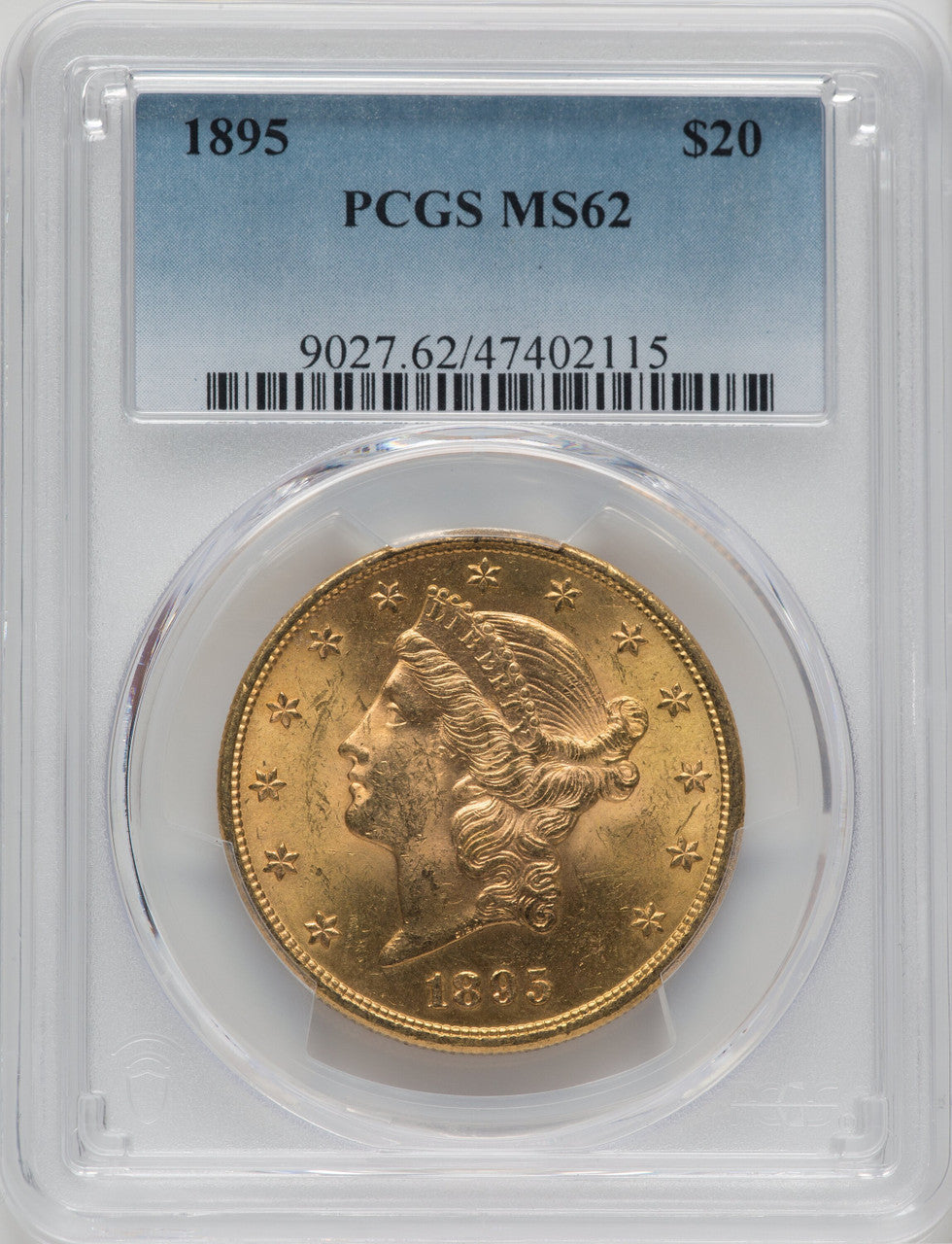 1895 $20 Liberty Double Eagle PCGS MS62 (763311065)