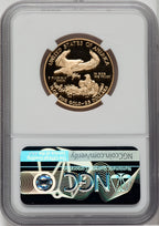 2021-W G$25 Half Ounce Gold Eagle Type One NGC PF70 Castle Signed