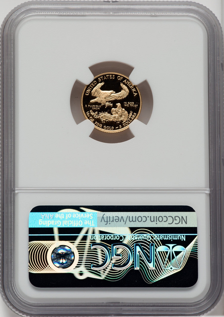2016-W Gold American Eagle 4-Coin Set Mike Castle Signature NGC PF70