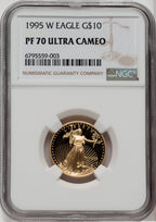 1995-W $10 Quarter-Ounce Gold Eagle NGC PF70