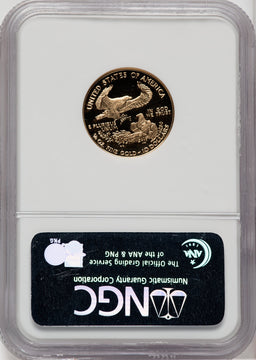 2007-W $10 Quarter-Ounce Gold Eagle First Strike NGC PF70