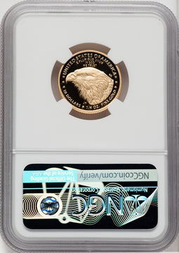 2021-W G$10 Quarter Ounce Gold Eagle Type TwoDC NGC MS70