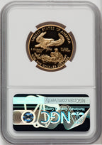 1995-W $25 Half-Ounce Gold Eagle NGC PF70