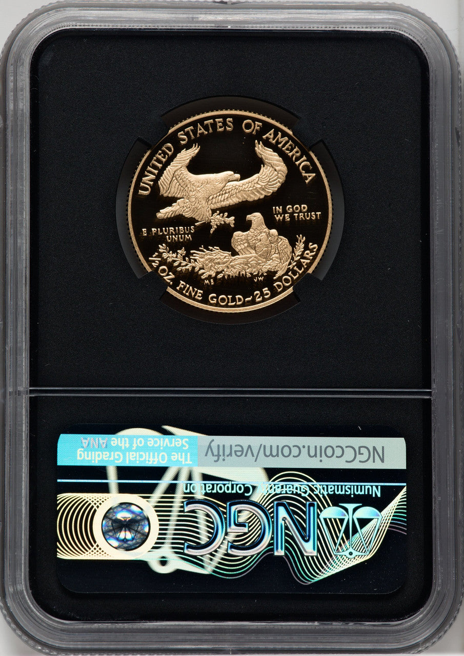 2018-W G$25 Half Ounce Gold Eagle First Strike NGC PF70