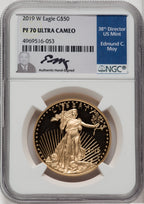 2019-W $50 One-Ounce Gold Eagle NGC PF70