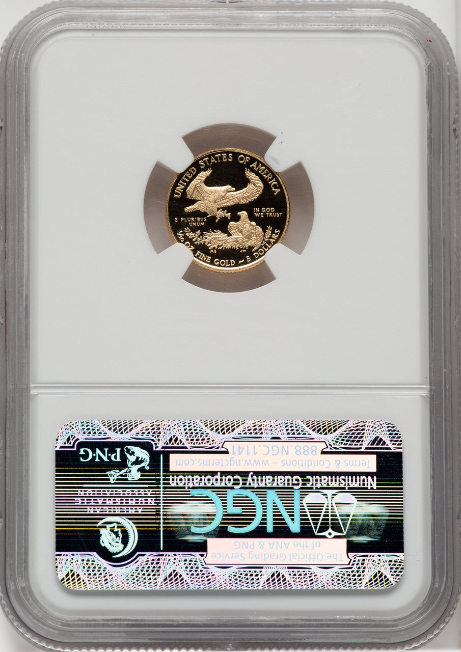 2014-W Gold American Eagle Brown Label NGC PF70