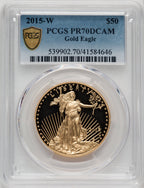 2015-W One-Ounce Gold Eagle PCGS PR70