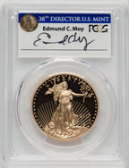 2017-W $50 One-Ounce Gold Eagle First Day of Issue Moy Washington PCGS PR70