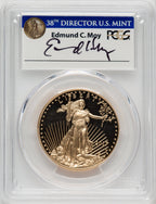 2017-W 1 oz Gold Eagle FDI PCGS PR70 Ed Moy
