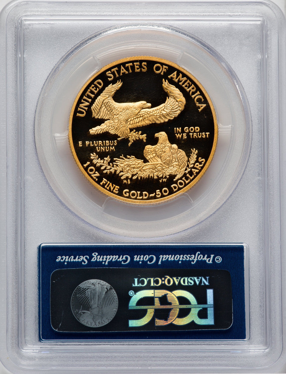 2013-W $50 One-Ounce Gold Eagle PCGS PR70