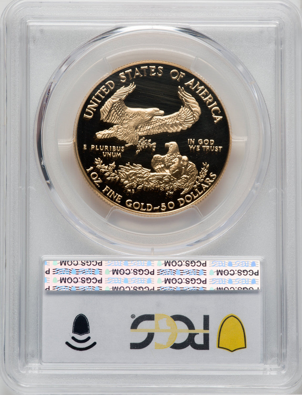 1992-W $50 One-Ounce Gold Eagle PCGS PR70