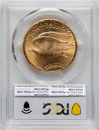1911-D $20 Saint-Gaudens Double Eagle PCGS MS64+
