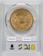 1856-S $20 Liberty Double Eagle PCGS AU55