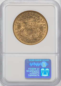 1873-S $20 Closed 3 Liberty Double Eagle NGC AU58 (763496025)