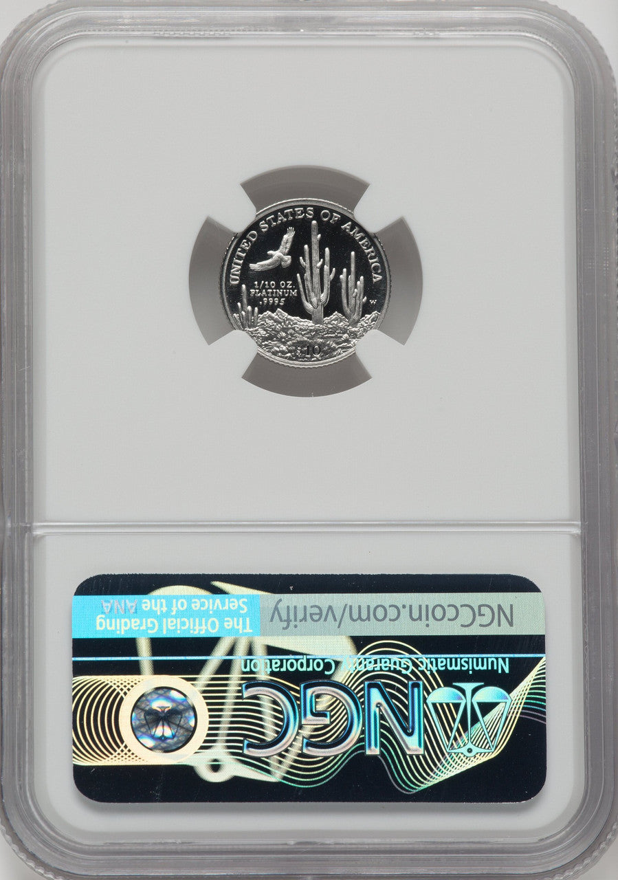 2001 Platinum American Eagle NGC PF70 Castle Signed