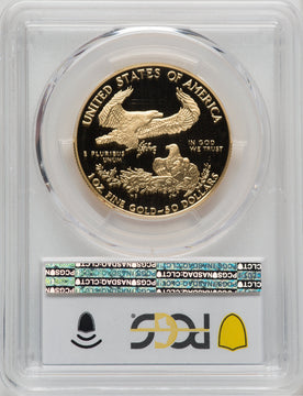 1993-W $50 One-Ounce Gold Eagle PCGS PR70