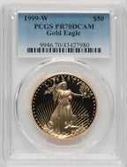 1999-W $50 One-Ounce Gold Eagle PCGS PR70
