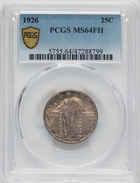 1926 25C FH Standing Liberty Quarter PCGS MS64
