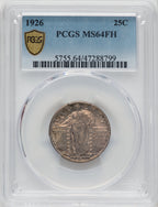 1926 25C FH Standing Liberty Quarter PCGS MS64