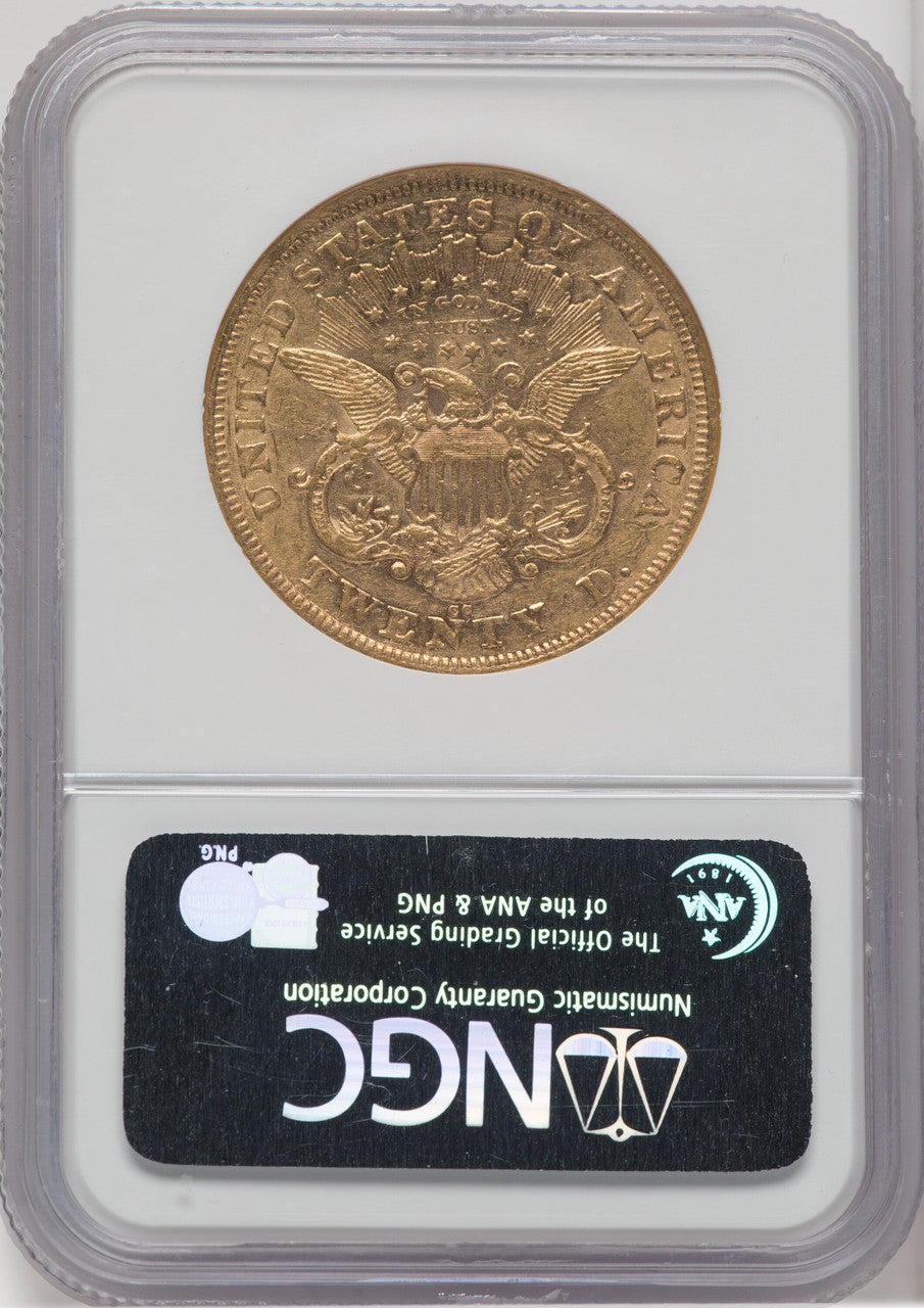 1875-CC $20 Liberty Double Eagle NGC XF40