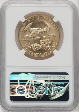 2014-W $50 One-Ounce Gold Eagle Mike Castle Signature NGC MS70