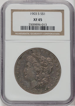 1903-S $1 Morgan Dollar NGC XF45