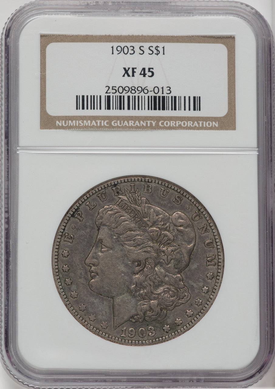 1903-S $1 Morgan Dollar NGC XF45