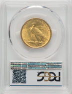 1907 $10 No Motto Indian Eagle PCGS MS63+