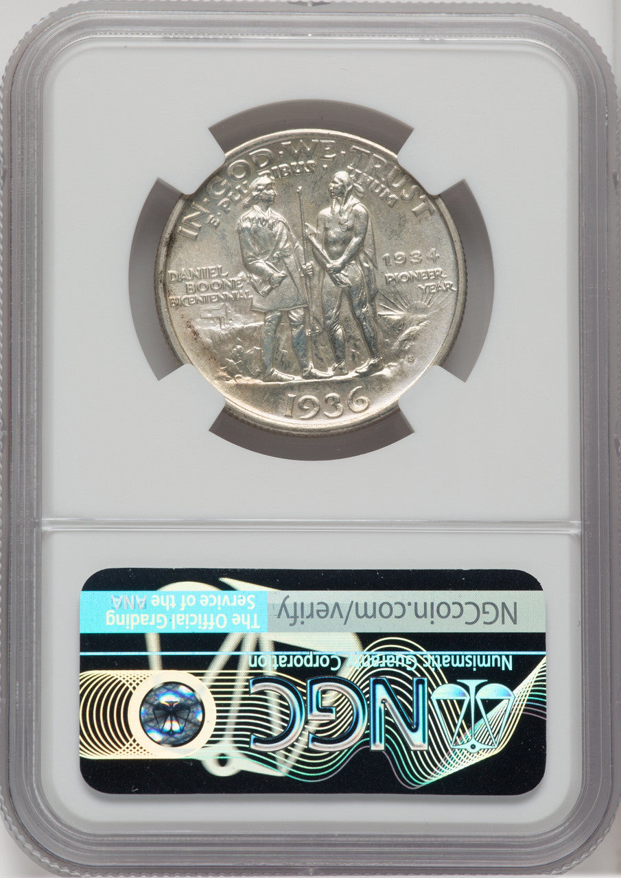 1936-S 50C Boone Commemorative Silver NGC MS67