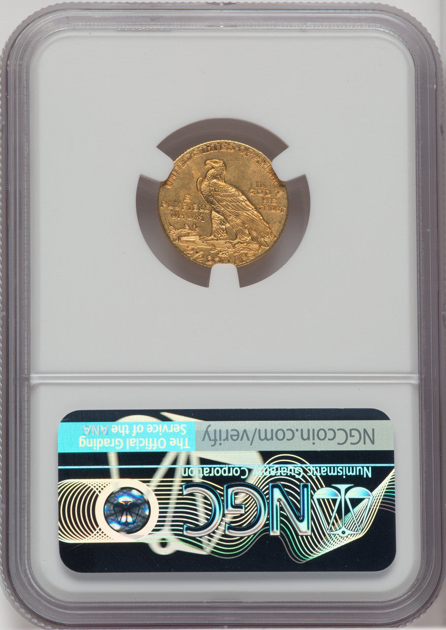 1914-D $2.50 Indian Quarter Eagle NGC MS62 (505000035)