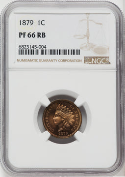 1879 1C RB Proof Indian Cent NGC PR66