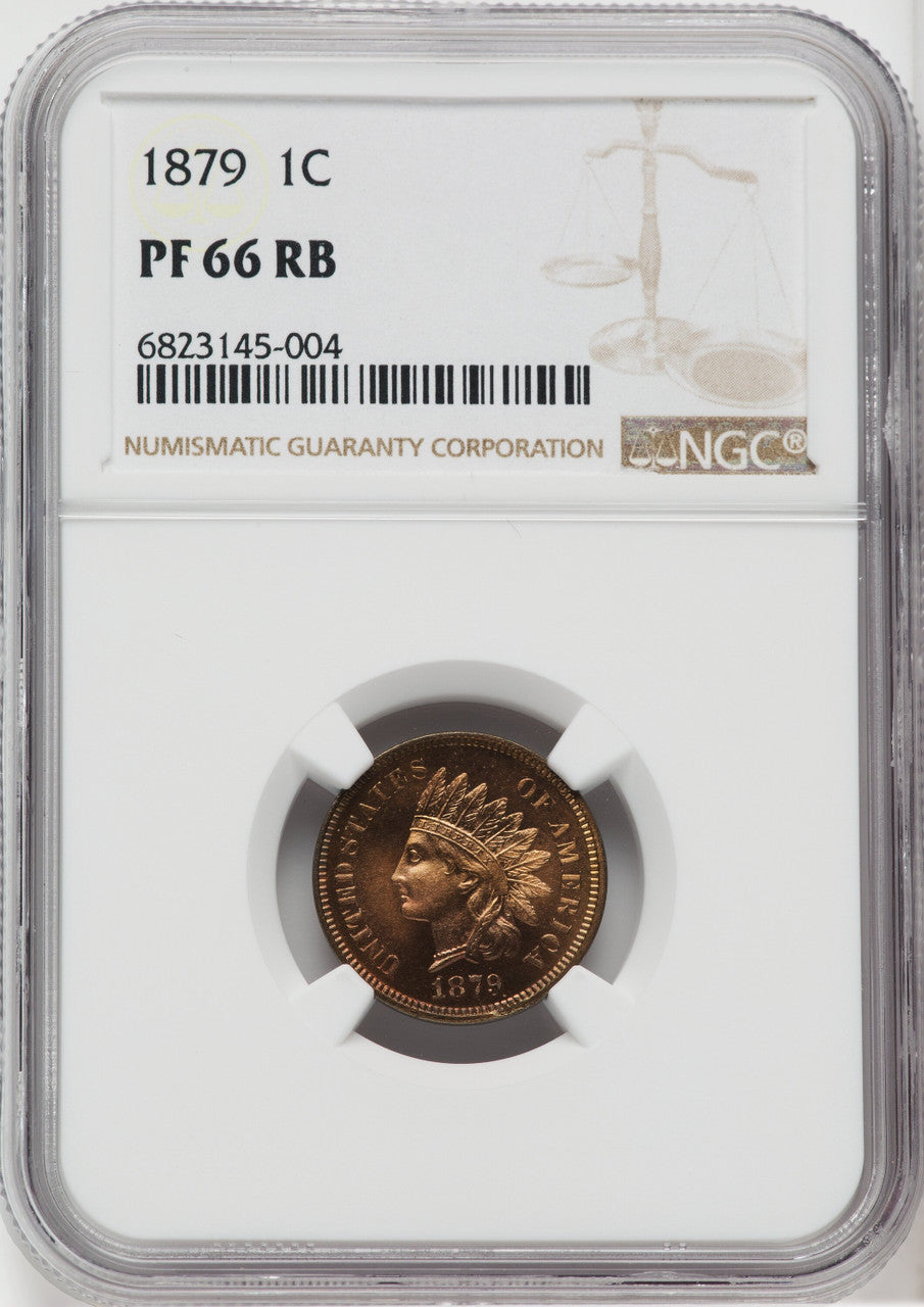 1879 1C RB Proof Indian Cent NGC PR66