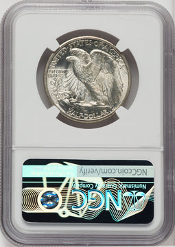 1935-D 50C Walking Liberty Half Dollar NGC MS66+