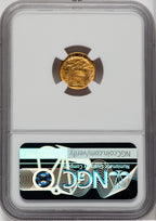 1922 G$1 Grant No Star CAC Commemorative Gold NGC MS67+