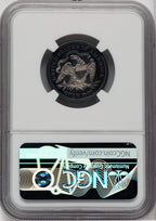 1866 25C CA Proof Seated Quarter NGC PR66