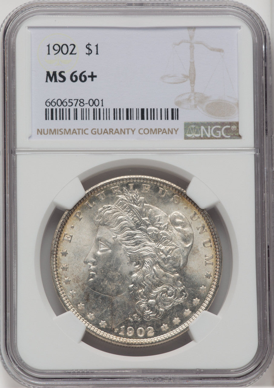 1902 $1 Morgan Dollar NGC MS66+
