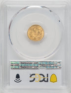 1854 G$1 Type Two Gold Dollar PCGS MS65