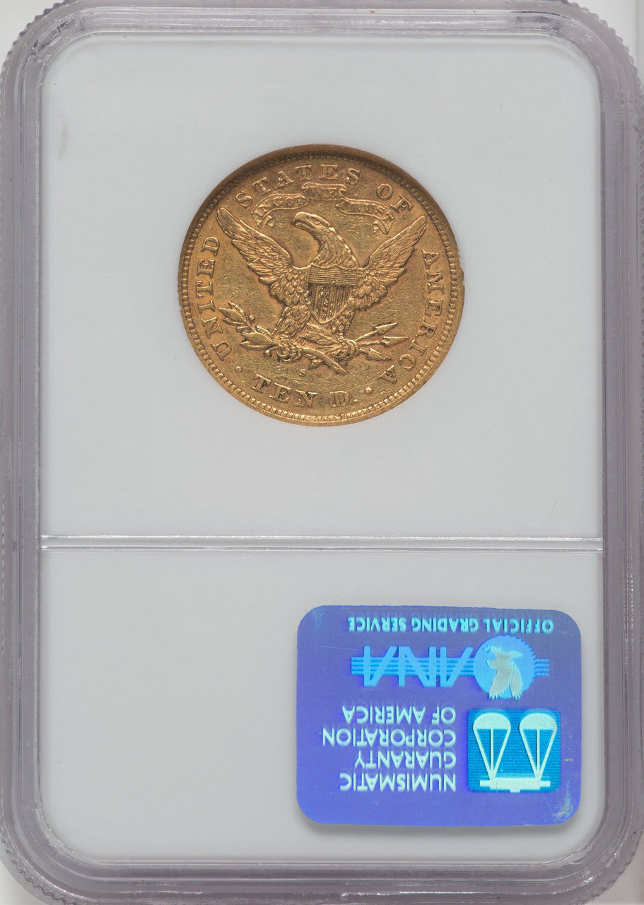 1878-S $10 Liberty Eagle NGC AU50