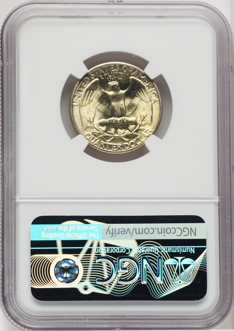 1939 25C Washington Quarter NGC MS67+